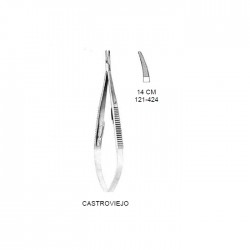 Βελονοθήκη Castroviejo 14cm κυρτή Medenta