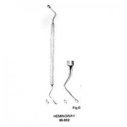 Διπλό Head Bone Curette Hemingway N°0 Medenta 
