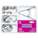 INTERDENTENT METAL MATRICES KIT 18PCS+CLAMP 1.310