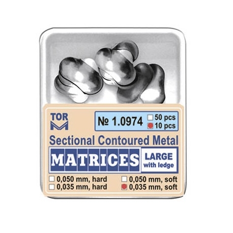 Τεχνητά τοιχώματα 0.050mm large soft with ledge 50 τεμάχια TorVM