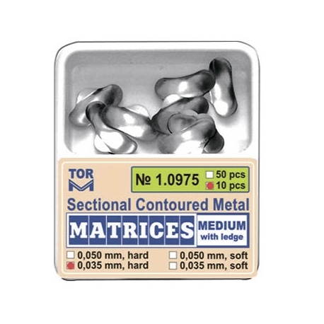 Τεχνητά τοιχώματα 0.050mm medium soft with ledge 50 τεμάχια TorVM