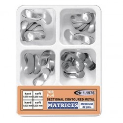 Kit Sectioned matrices palodent type Large 30pcs 1.1972