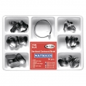 Kit Matrices τομής palodent τύπου 5mm Ass 50pcs+ 1 ring 1.298