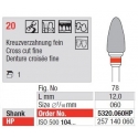 Φρέζα TC Cutter Cut Fine 20