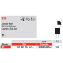 Flat Head Cylinder Diamond Cutter HP 836 - 1 τεμ.