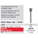 Τύπος βιδών Mandrel Mills 303 / 050 4001 HP-100