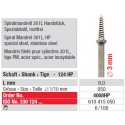 Φρέζες Spiral mandrel 301 L 4008 HP-100