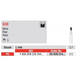 Para Head Diamond Cutters FG 830 - 5 τεμ.