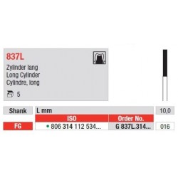 Διαμαντοκόφτες Μήκους Κυλίνδρου FG 837L - 5 τεμ. 