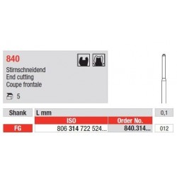 Μύλοι κοπής Diamond End FG 840 - 5 τεμ. 