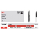 Diamond End Mills Flame FG 863 - 5 τεμ.