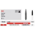 Diamond End Mills Flame FG 863 - 5 τεμ.
