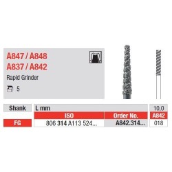 Diamond Grinder Rapid FG A842 - 5 τεμ. 