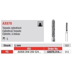 Diamond Grinder Rapid Duo Cylinder Torpedo FG AX878 - 5 τεμ. 