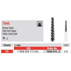 Κόφτες κώνων Turbo Diamond με Επίπεδη Κεφαλή FG T848 - 5 τεμ.