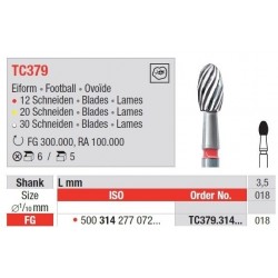 Φρέζες TC379 με 12 λεπίδες για φινίρισμα