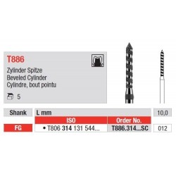 Διαμαντοκόφτες Turbo με Κύλινδρο Αιχμηρής Μύτης FG T886 - 5 τεμ. 
