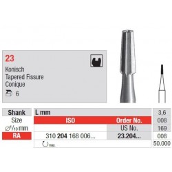 Φρέζες Χαλύβδινο αυλάκι 23,2 4 008