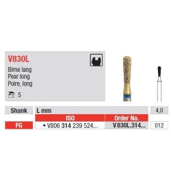 DiaCut Long Para Head Cutters FG MLT V830L - 5 τεμ. 