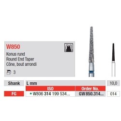 WhiteTiger LLD Κόφτες κώνου με στρογγυλή άκρη FG W850 - 3 τεμ. 