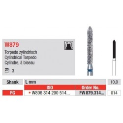 Φρέζες WhiteTiger LLD Κυλινδρικοί Torpedo FG W879 - 3 τεμ.