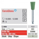 Polipanti Ceramica CeraGloss RA Βήμα 1: Πράσινο - 6 τεμάχια
