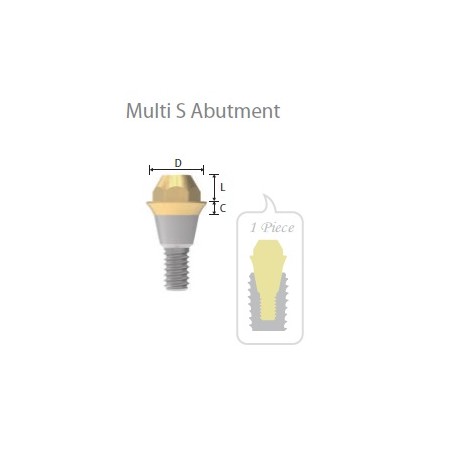 Κολόβωμα Multi Unit Ευθύ D4.5 C1 Inno