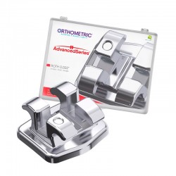 Μεταλλικά Σιδεράκια (Brackets) Advanced Series Roth22 με γάντζο για τους κυνόδοντες και τους προγόμφιους kit 1 θήκη Orthometric