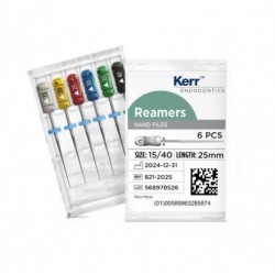 Reamers 25mm 6 τεμάχια Kerr