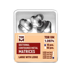 Προκαμπυλωμένα τεχνητά τοιχώματα 0.050mm Large contoured with soft ledge 50 τεμάχια TorVM