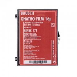 Χαρτί Άρθρωσης Bausch Gnatho-Film 16μ κόκκινο 70 x 100mm