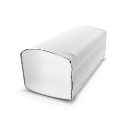 Χαρτοπετσέτες V-Fold 2-ply 150 τεμάχια λευκές πλαστικοποιημένες Dr Mayer