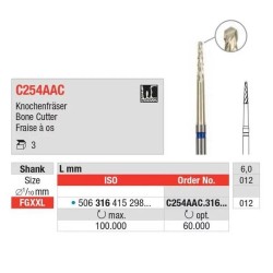 Χειρουργική Φρέζα Carbide Tungsten  FGXL C254AAC.316.012