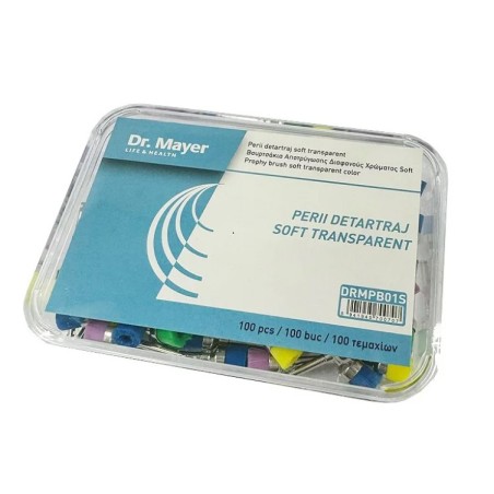 Βούρτσες αποτρύγωσης Soft Transparent Dr. Mayer 100 τεμάχια