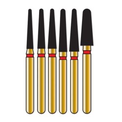 Φρέζα διαμάντι fine/λεπτόκοκκη G856 Round End Taper Coltene