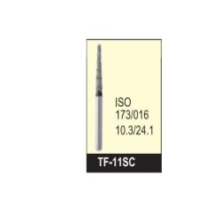 Φρέζα διαμάντι υπεραδρόκοκκη TF-11SC μαύρο ISO 173/016 Mani