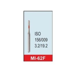 Φρέζα διαμάντι λεπτόκοκκη MI-62F κόκκινο ISO 156/009 Mani