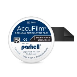Χαρτί άρθρωσης 19 micron AccuFilm Double-Sided Black/Black 280 τεμάχια Parkell