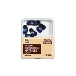 Μεταλλικά Τοιχώματα Τιτανίου Sectional Contured 0.050mm Medium Hard 10 τεμάχια TorVM