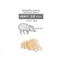Ενδοστοματικά ελαστικά  Heavy  3/8 6,5oz 184gr 9,5mm JABALI ORTHOMETRIC