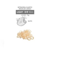 Ενδοστοματικά ελαστικά Light 3/8 2,5oz 71g  9,5mm Sloth ORTHOMETRIC