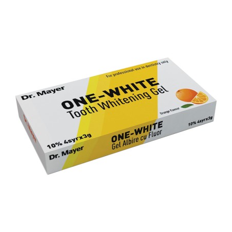 Gel Λεύκανσης με Φθόριο 10% One-White Orange 4 x 3g Dr.Mayer