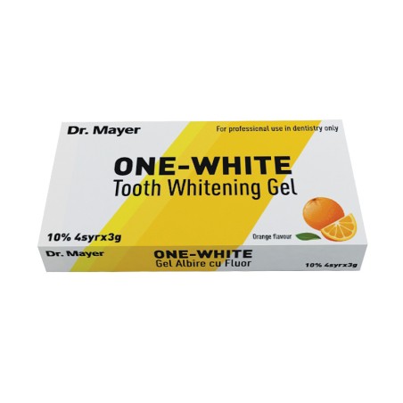 Gel Λεύκανσης με Φθόριο 10% One-White Orange 4 x 3g Dr.Mayer