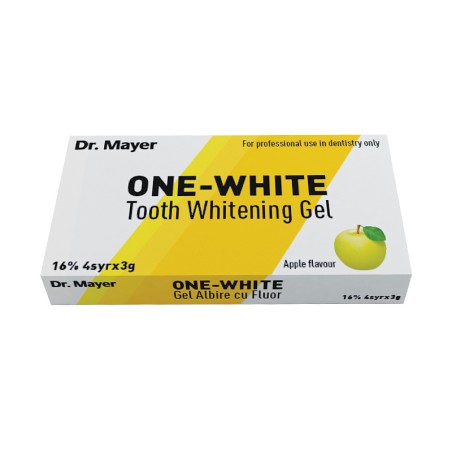 Gel Λεύκανσης με Φθόριο 16% One-White Apple 4 x 3g Dr.Mayer