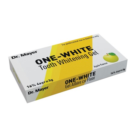 Gel Λεύκανσης με Φθόριο 16% One-White Apple 4 x 3g Dr.Mayer