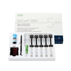 EsCom250 Kit 5 σύριγγες + Bond + Αδροποιητής + αξεασουάρ Spident