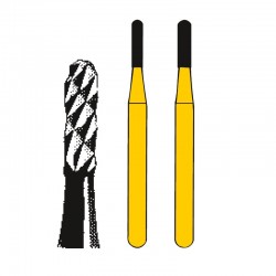 Κουτί με 5 κοπτήρες Extradure Cross Cut Straight Fisure Diatech Cutters
