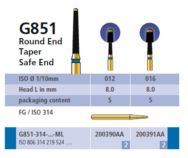 Round End Taper Safe End